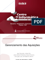 Gerenciamento de Aquisição - 2011