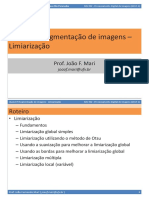 Aula 07 Segmentacao de Imagens Limiarizacao 201712 X 1