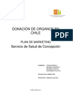 Plan de Marketing Donación de Órganos PDF