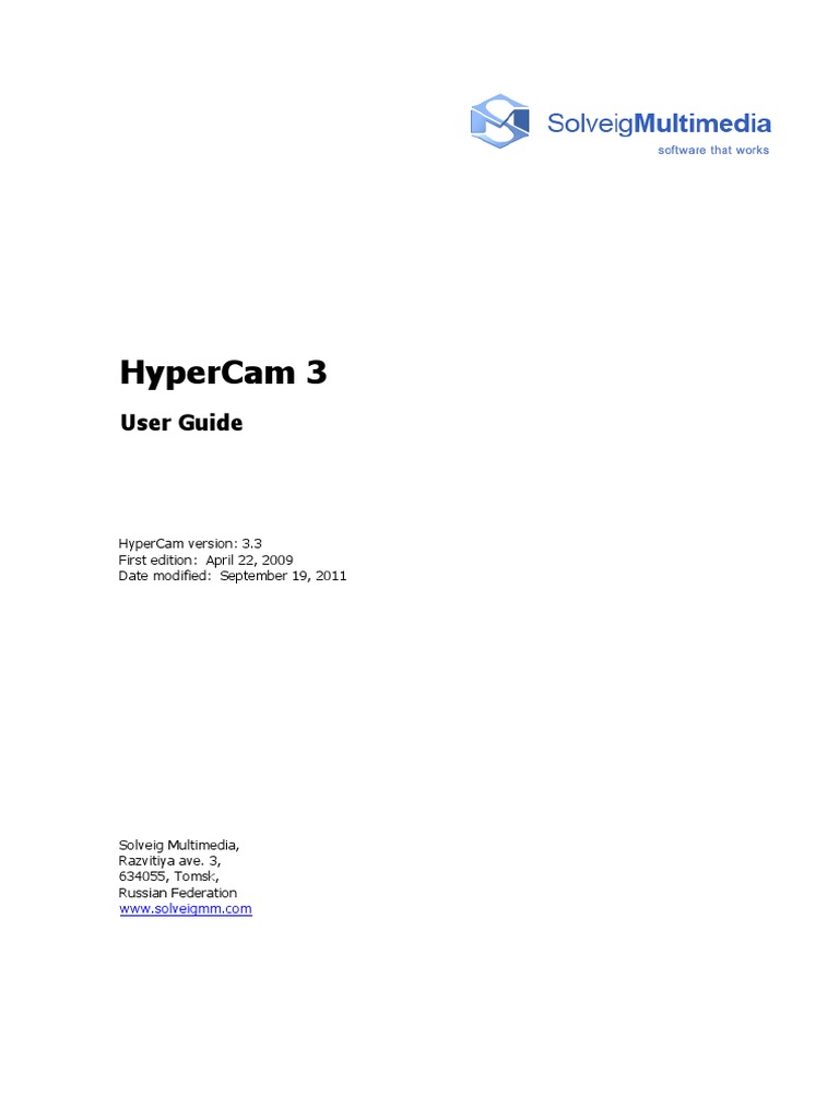 How To Use Hypercam 3 | PDF | Codec | Data Compression