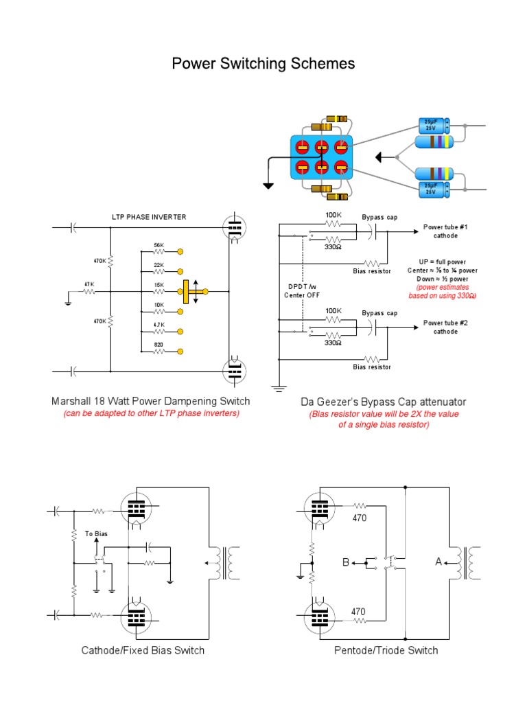 Power Scaling PDF Vacuum Tube Components