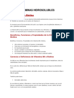 Vitamina B8 o Biotina: beneficios, alimentos ricos y carencia