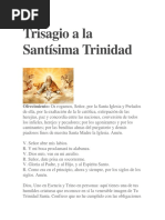 Trisagio a La Santísima Trinidad