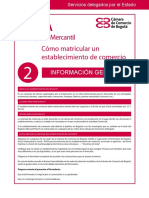 Cómo Matricular Un Establecimiento de Comercio