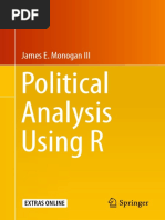 James E. Monogan III Auth. Political Analysis Using R