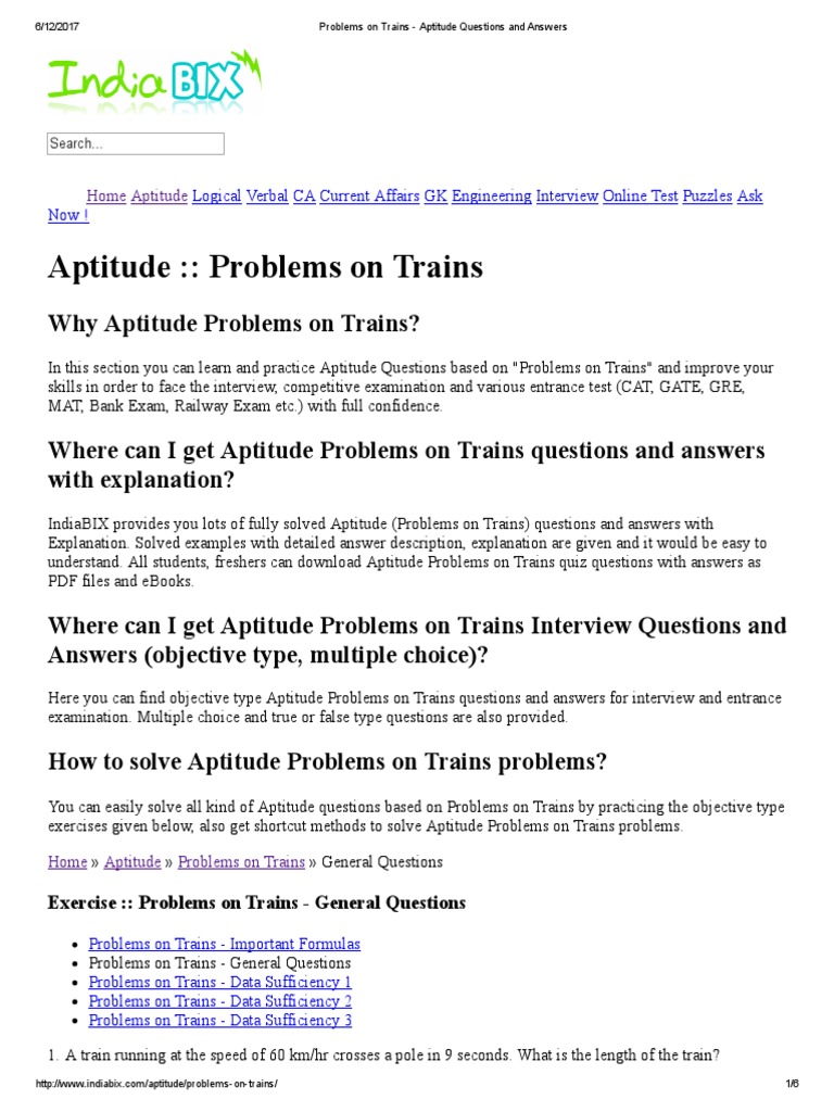 problems-on-trains-aptitude-questions-and-answers-multiple-choice-test-assessment-free