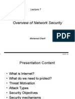 Overview of Network Security