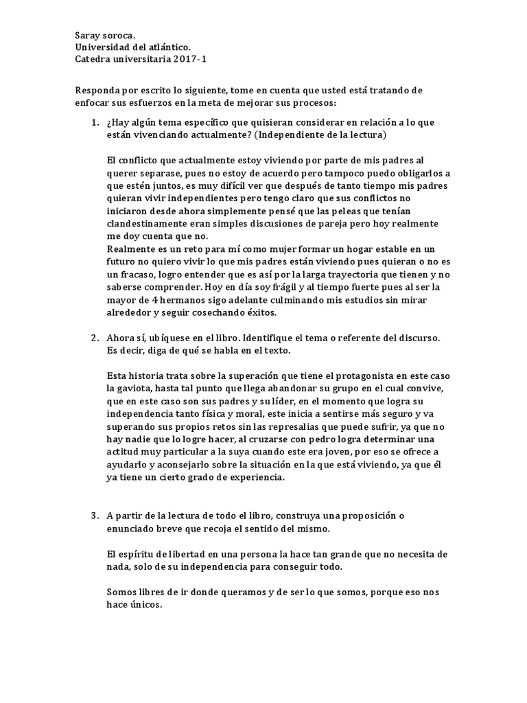 Juan Salvador Gaviota | Ciencia filosófica | Ciencia