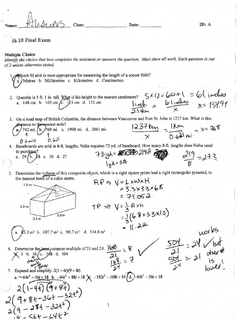 FINAL 10 Foundations Test for Practice