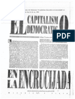 Punto de Vista. Capítulo. El Capitalismo Democrático en La Encrucijada