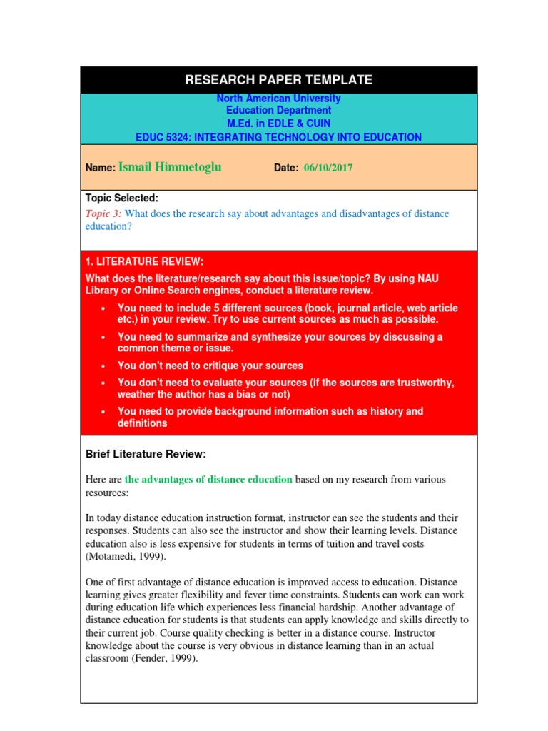 Advantages and Disadvantages of Distance Education | PDF | Distance ...