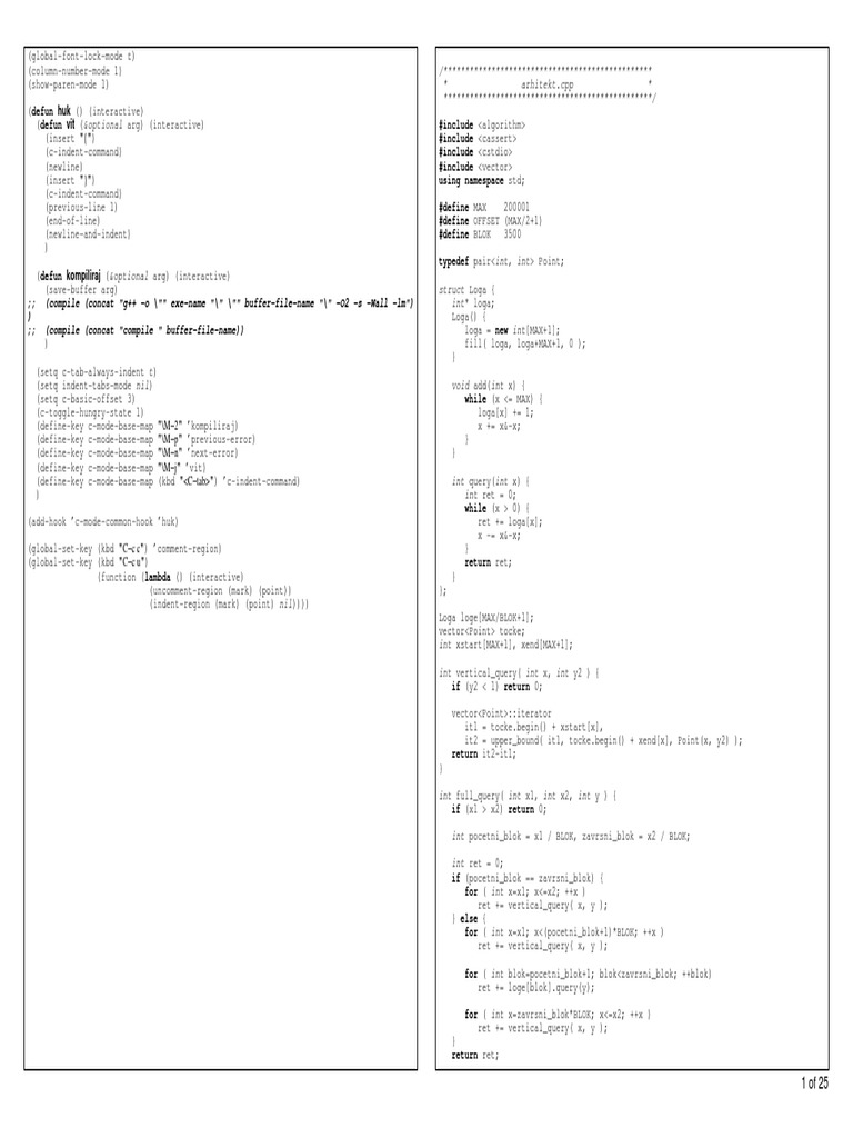 C++ Code for Efficient Queries | PDF | C++ | Discrete Mathematics