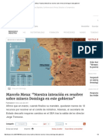 Marcelo Mena_ “Nuestra Intención Es Resolver Sobre Minera Dominga en Este Gobierno”
