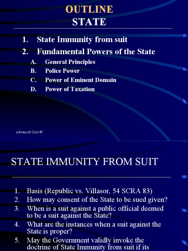 State Immunity power point presentation