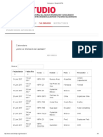 Calendario - Estudio NFPA