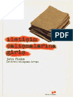 John Fiske - İletişim Çalışmalarına Giriş