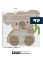 5008 - Patron Punto de Cruz Gratis Koala PDF