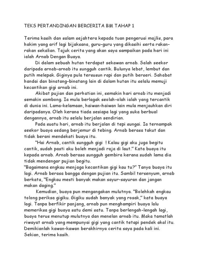 TEKS BERCERITA BM TAHAP 1.docx