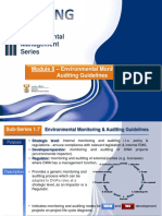 Environmental Monitoring & Auditing Guidelines