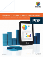 In-Service Customer Experience Management