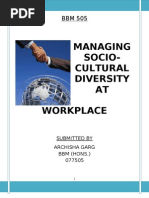 Download Managing Cultural Diversity at Workplace by Archisha Garg SN35176137 doc pdf