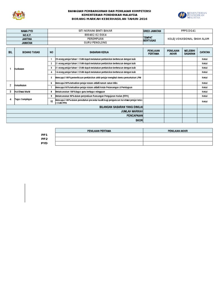 Surat Rayuan Kolej Vokasional