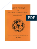 Revista Peruana de Derecho Internacional. Tomo LIII Setiembre - Diciembre 2003 #123