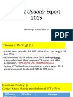 Petunjuk Update Export 2015 Dadang