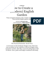 Domino Magazine: How To Create A (Modern) English Garden