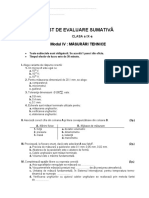 Test Final Ix Liceu m4 Masurari Tehnice