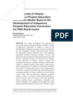 The University of Ottawa Indigenous Peoples Education Curriculum Model