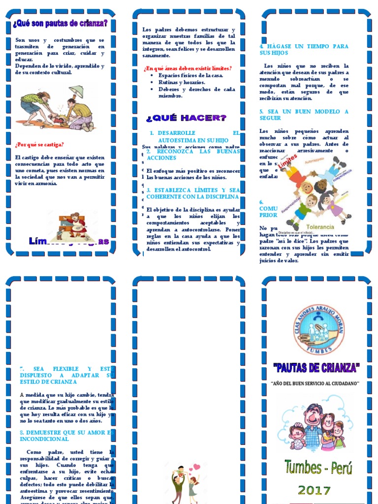 Pautas de Crianza Positiva para Padres | PDF | Conceptos psicologicos ...