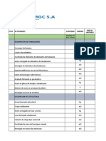 Cotizacion Pavimento y Estructura