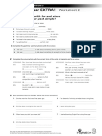 Grammar EXTRA - NI - 3 - Unit - 5 - Present Perfect With For and Since PDF
