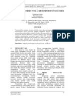 Perencangan Mesin Pencacah Sampah - UG PDF