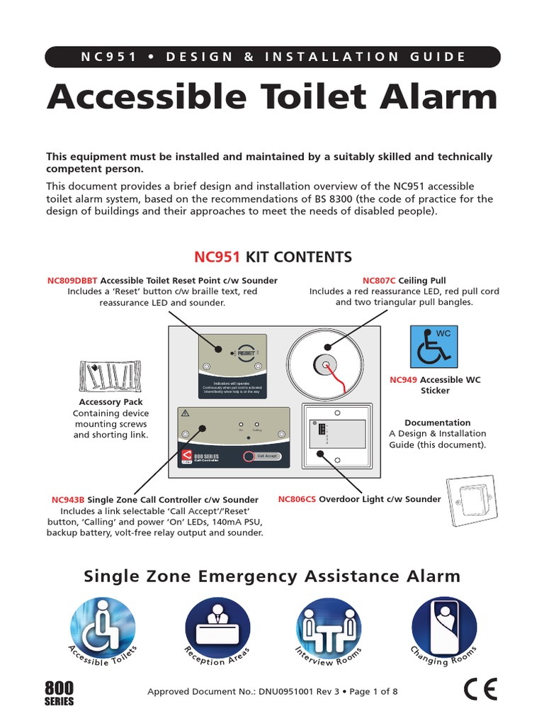 Design and Installation of an Accessible Toilet Alarm System A Quick Start Guide PDF