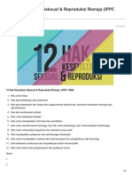 12 Hak Kesehatan Seksual Amp Reproduksi Remaja IPPF 1996