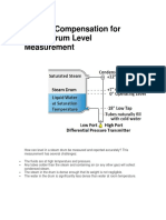 Density Compensation For Steam Drum Level Measurement