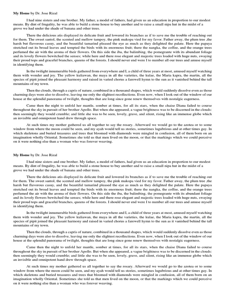 Reflection about the world during the time of rizal picture