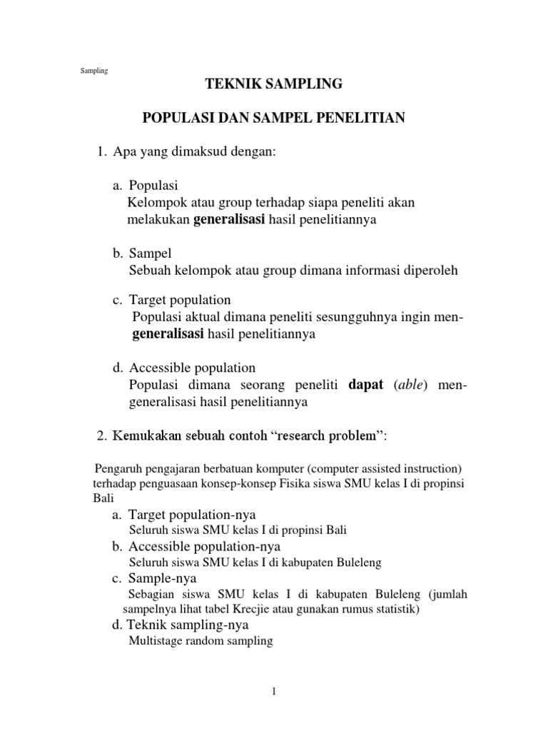 Sampling Pdf