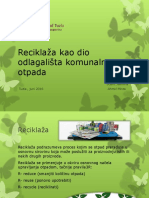 Reciklaža Kao Dio Odlagališta Komunalnog Otpada - Seminarski