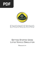 Getting Started With Lotus Vehicle Simulation