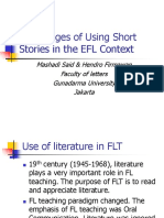 Advantanges of Using Short Stories in the ELTl