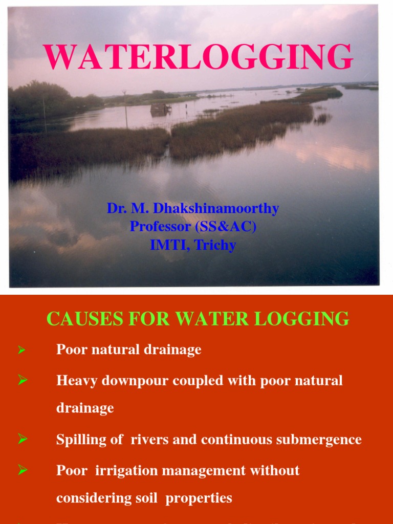 Water Logging | PDF | Soil | Drainage