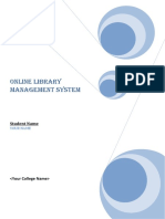 Online Library Management System Sample Documentation