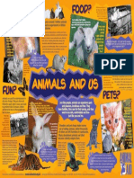 Animals and Us Poster