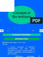 Concepts of Biofertilizers