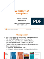 A History of Compilers: Peter Sestoft