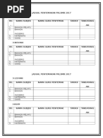 Jadual Penyemakan Pklsmb 2017