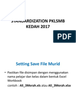 Standardization PKLSMB KEDAH 2017